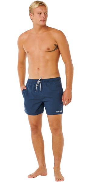 2026 Rip Curl Mens Streamline Offset Volley Boardshorts 0EQMBO - Dark Navy